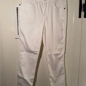 Prana White Denim Pants